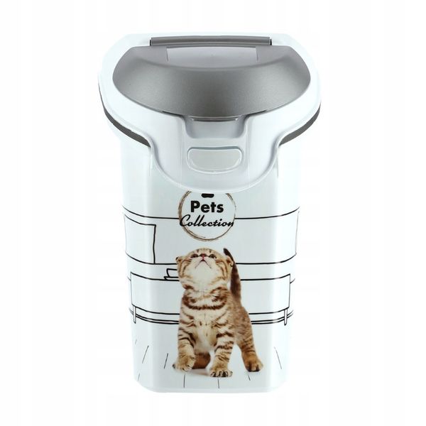 CURVER POJEMNIK NA SUCHĄ KARMĘ ŻWIREK DLA KOTA 15L zdjęcie 8