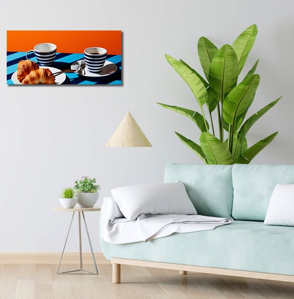 Obraz 70x30cm Croissanty zdjęcie 2