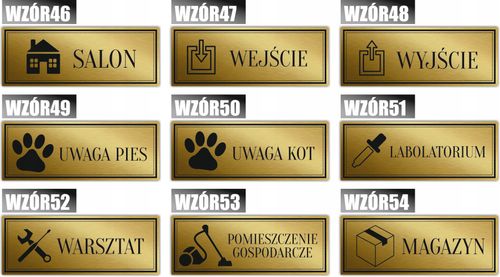 Tabliczka Złota Srebrna na drzwi ZAKAZ HAŁASOWANIA na Arena.pl