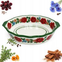 CERAMICZNE NACZYNIE ŻAROODPORNE DO ZAPIEKANIA W PIEKARNIKU 30 CM HALINKA