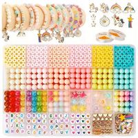 ZESTAW DO ROBIENIA BRANSOLETEK BIŻUTERI KREATYWNY Z KUCYKAMI 6MM