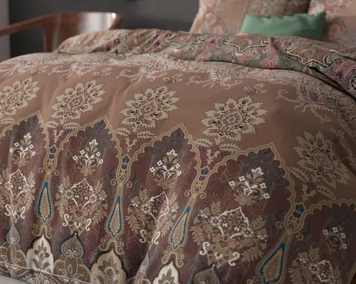 240x200/220 BERNA brąz  kpl pościeli mix na Arena.pl