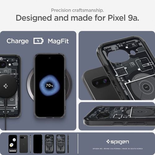 spigen ultra hybrid mag magsafe google pixel 9a zero one black na Arena.pl