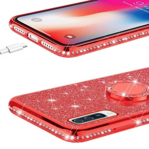 Etui Diamond Ring Case Samsung Galaxy A50 Czerwone na Arena.pl