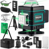 POZIOMICA LASEROWA LASER KRZYŻOWY 4D 16 LINII SAMOPOZIOMUJĄCY 360 +