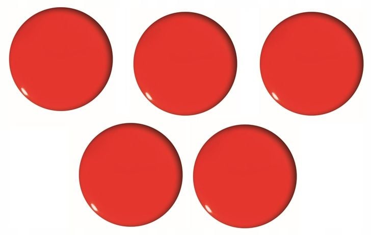 magnesy do tablic 30mm/5 czerwone 5361 zdjęcie 5