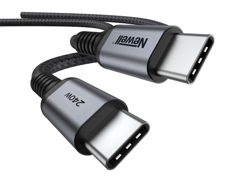 Kabel Newell USB-C - USB-C 240  W - 2 m, grafitowy zdjęcie 2