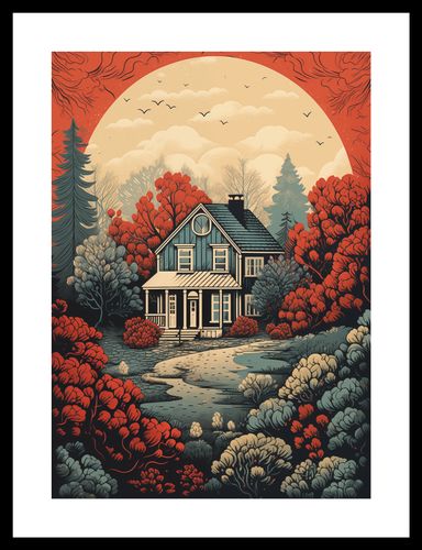 Plakat 25x35cm Idylla Rustykalna na Arena.pl