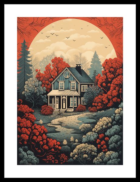 Plakat 25x35cm Idylla Rustykalna zdjęcie 3