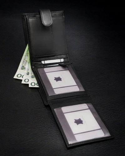 Portfel Męski Skórzany Elegancki Ekoskóra Pojemny na Arena.pl