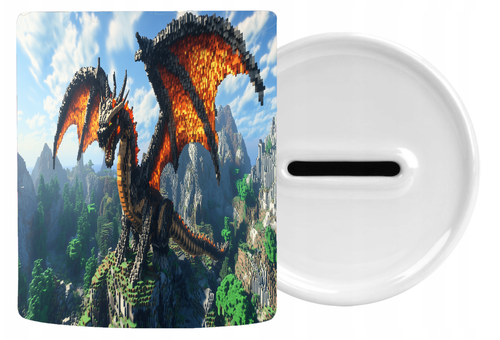 Skarbonka Ceramiczna Minecraft - Nowy Świat na Arena.pl