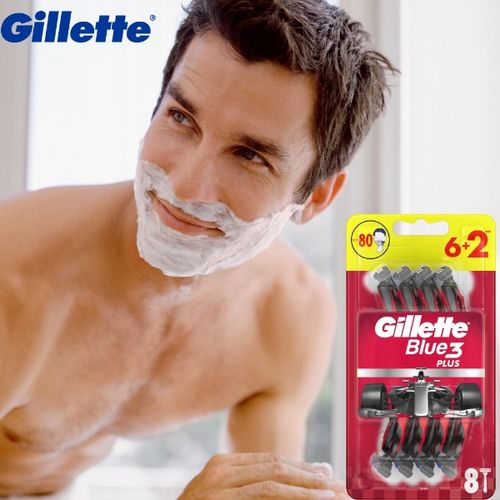 Gillette Blue3 Plus Red Jednorazowe Maszynki do Golenia 6+2szt na Arena.pl