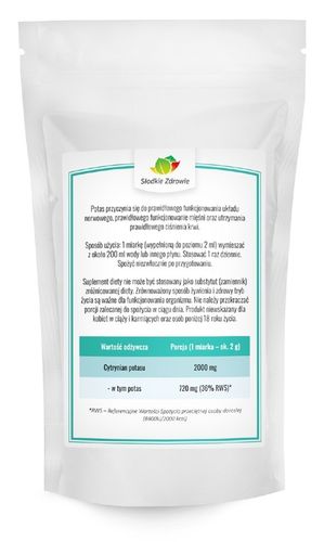 POTAS czysty CYTRYNIAN POTASU w proszku 500g na Arena.pl