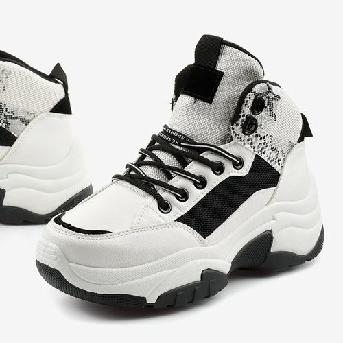 Białe sneakersy traperki Cirisesis r.36 na Arena.pl