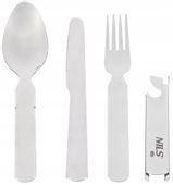 Zestaw Sztućców Turystycznych Piknik Sztućce Podróżne ze Stali Nierdzewnej