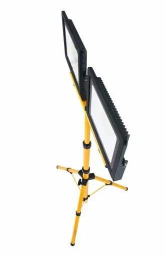 Halogen Naświetlacz LED 2x 100W + Statyw Budowlany zdjęcie 9