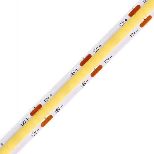 Taśma LED COB 320 diod/m 9.8W/m Biały neutralny 4000K IP20 12V 8mm 5m na Arena.pl