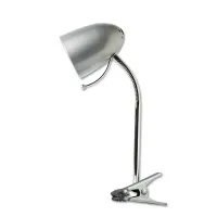 Lampa biurkowa srebrna z klipsem E27 Aigostar do wygodnej pracy