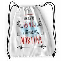 Plecak Dla Martyny Sportowy Szkolny Worek Torba Z Nadrukiem Ze Zdjęciem