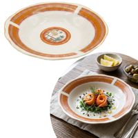 Talerz Półgłęboki z Chińskiej Porcelany Średnica 17,5 cm