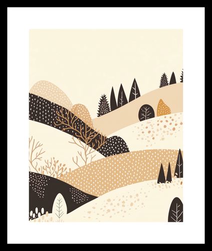 Plakat 40x50cm Jesień w Wzgórzach na Arena.pl