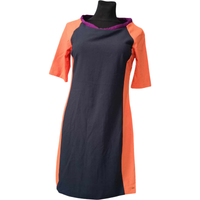 Stylowa Wygodna Sukienka do Kolana Casualowa Czarna S Letnia Elegancja