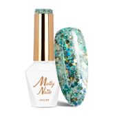 Lakier hybrydowy LED/UV Gel Polish MollyNails Crushed Diamonds Nr 537 8g