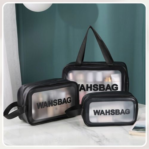 3w1 KOSMETYCZKA PRZEZROCZYSTA TRANSPARENTNA PODRÓŻNA ORGANIZER DO SAMOLOTU na Arena.pl