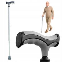 Laska ortopedyczna dla seniora do podpierania się Regulowana Lekka