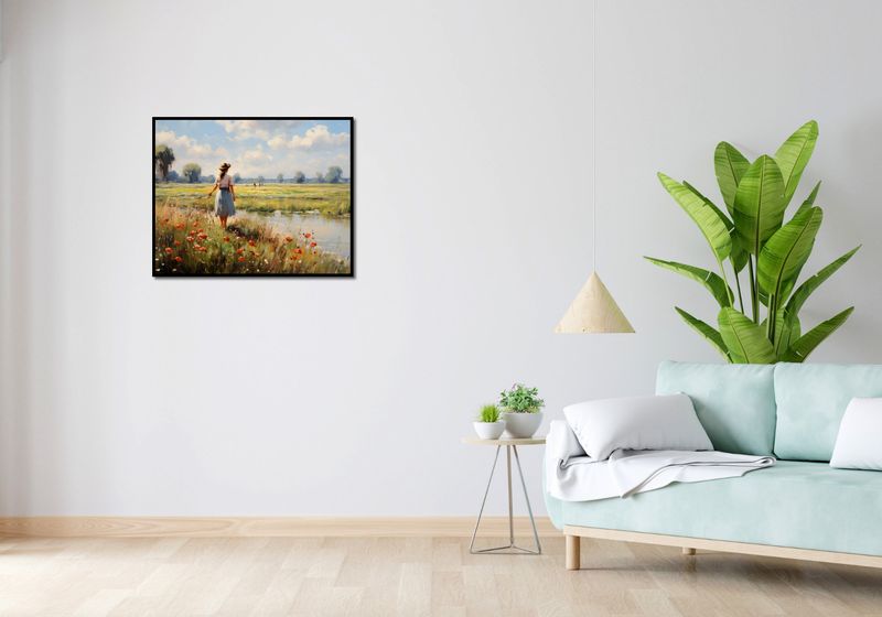 Plakat 76x60,5cm Wiejski Spokój zdjęcie 4