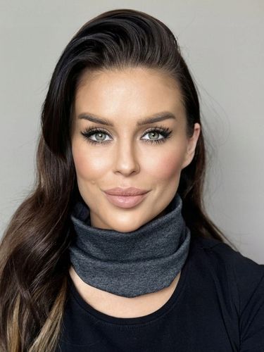 KOMPLET DAMSKI CZAPKA KOMIN WIOSNA JESIEŃ CIENKI LEKKI WYGODNY SPORT GRAFIT na Arena.pl