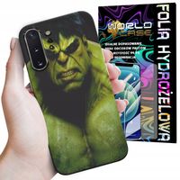 ETUI CASE DO SAMSUNG NOTE 10 PLUS . A81 - HULK AVENGERS SPIDERMAN M + FOLIA