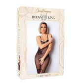 bodystocking damskie, podniecające z otwartym krokiem  cm-92617