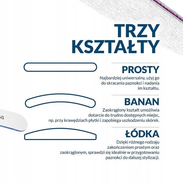 Stylistic Pilnik Łódka 180/240 50szt. zdjęcie 2