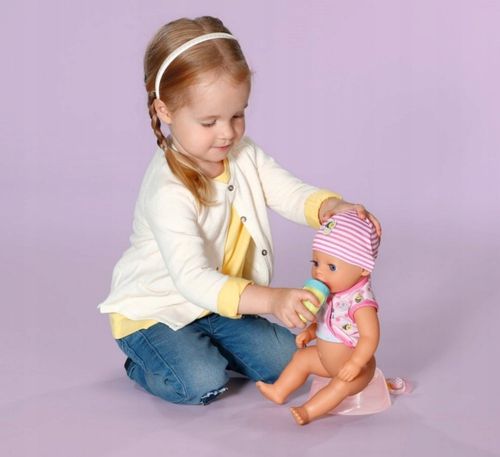 Baby born Lalka Interaktywna Lena 7 Funkcji Bobas Niemowlę Dziewczynka na Arena.pl