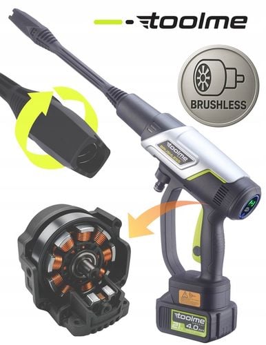 Myjka Ciśnieniowa Akumulatorowa elektryczna ALUMINIOWA pompa toolme na Arena.pl