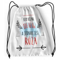 Plecak Dla Róży Sportowy Szkolny Worek Torba Z Nadrukiem Ze Zdjęciem