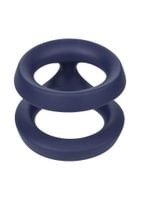pierścień erekcyjny viceroy dual ring silikonowy niebieski