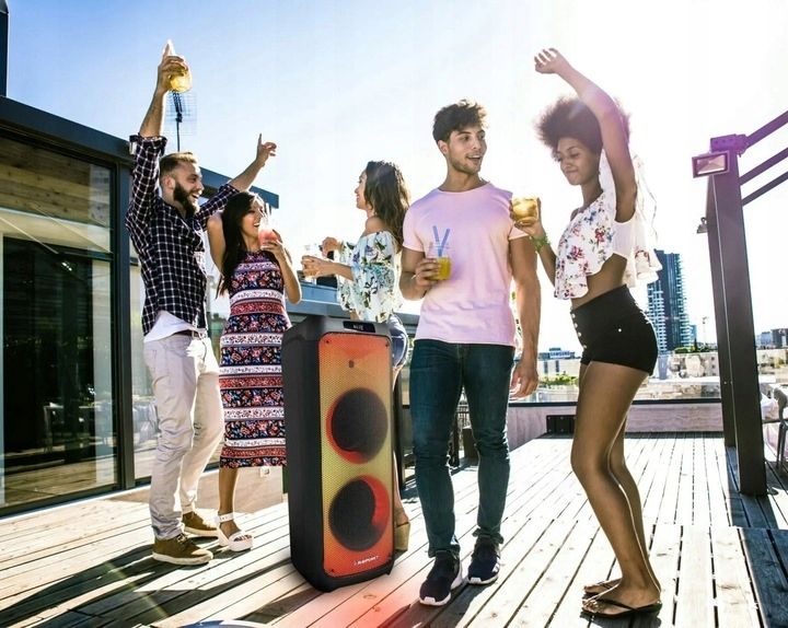 Kolumna Aktywna Pb10Db Blaupunkt Karaoke Bluetooth zdjęcie 3