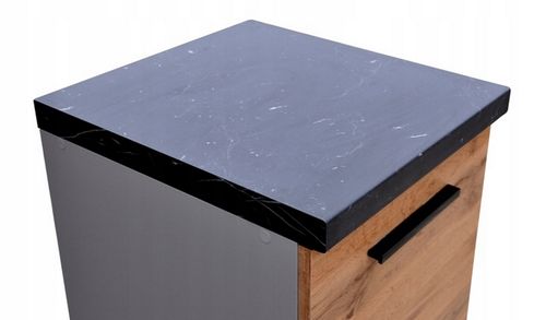 Szafka łazienkowa 40 cm / szara / dąb wotan / stojąca / pod umywalkę na Arena.pl