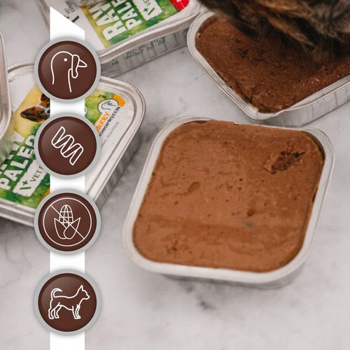 Mokra karma dla psów dorosłych małych ras indyk Raw Paleo Pate 12 x 150g na Arena.pl