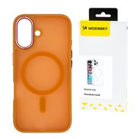 Etui pokrowiec na Samsung Galaxy S25+ Fashion Case MagSafe - pomarańczowe