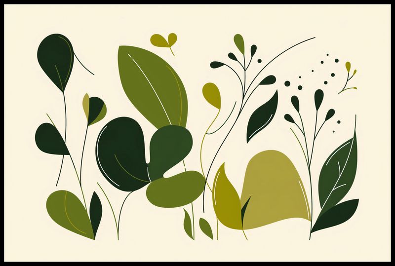 Plakat 91,5x61cm Świeżość Liści zdjęcie 2