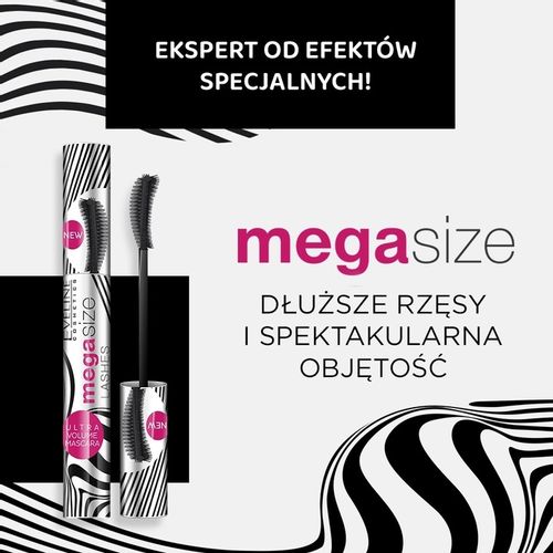 Eveline Cosmetics Mega Size Lashes Tusz do rzęs na Arena.pl