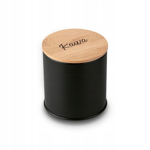 CHLEBAK ZESTAW Z POJEMNIKAMI NOWOCZESNY KAWA CUKIER HERBATA CZARNY na Arena.pl