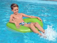 bestway duże koło do pływania neon pomarańczowe  91cm 36025