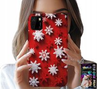 ETUI DO HUAWEI Y5P - PŁATKI ŚNIEGU, ŚNIEG, GWIAZDKI, ŚWIĘTA