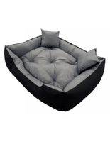 Duże Legowisko Kojec Łóżko Dla Psa Kota 100x75 cm Szare