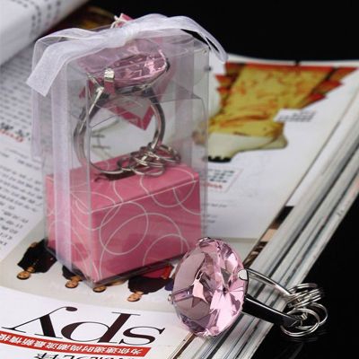 Diamentowy brelok - różowy na Arena.pl