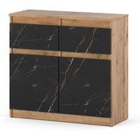 Komoda 2 Szuflady Oleksa 80cm Pojemna Szafka Rtv Salon Wotan Sebastian